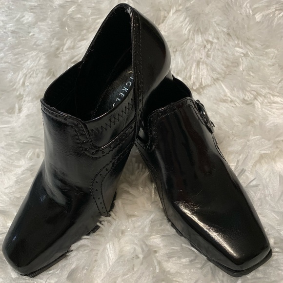 Nickels Shoes - Nickels Sz 8.5M Black Vegan Leather Heeled Booties